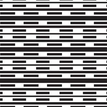 Dashed Lines Pattern, Isolated Background. vector