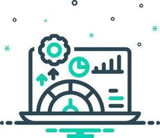 mix icon for performance vector