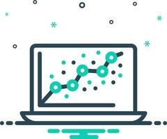 mix icon for correlation vector