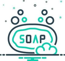 mix icon for soap vector