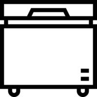 ilustración vectorial de refrigeración en un fondo. símbolos de calidad premium. iconos vectoriales para concepto y diseño gráfico. vector