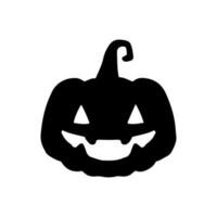 Pumpkin icon vector. Halloween illustration sign. pumpkin faces symbol or logo. vector