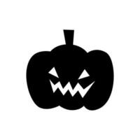 Pumpkin icon vector. Halloween illustration sign. pumpkin faces symbol or logo. vector