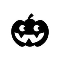 calabaza icono vector. Víspera de Todos los Santos ilustración signo. calabaza caras símbolo o logo. vector