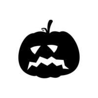 calabaza icono vector. Víspera de Todos los Santos ilustración signo. calabaza caras símbolo o logo. vector