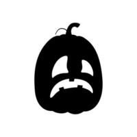 calabaza icono vector. Víspera de Todos los Santos ilustración signo. calabaza caras símbolo o logo. vector