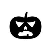 calabaza icono vector. Víspera de Todos los Santos ilustración signo. calabaza caras símbolo o logo. vector