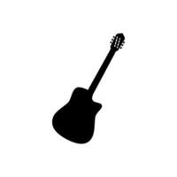 eléctrico guitarra icono vector. acústico ilustración signo. audio símbolo. música logo. vector