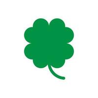 Clover leaves icon vector. Saint  Patrick Day illustration sign. leprechaun symbol or logo. vector