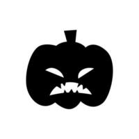 calabaza icono vector. Víspera de Todos los Santos ilustración signo. calabaza caras símbolo o logo. vector