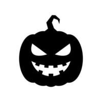 calabaza icono vector. Víspera de Todos los Santos ilustración signo. calabaza caras símbolo o logo. vector