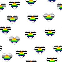 Straight Allies pride flag. LGBT community flag vector