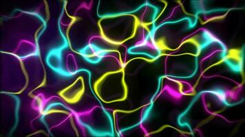 NEON LINES ABSTRACT LOOPING ANIMATION BACKGROUND video