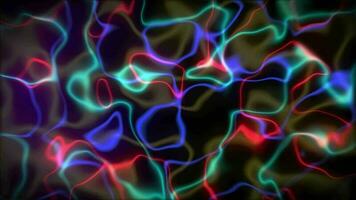 NEON LINES ABSTRACT LOOPING ANIMATION BACKGROUND video