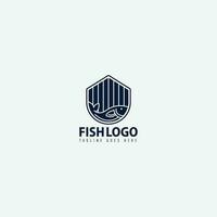 fish logo vector