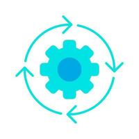 reload progress system automation icon vector illustration