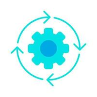 reload progress system automation icon vector illustration