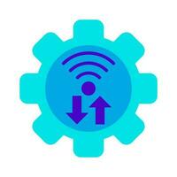 internet connection system automation icon vector illustration