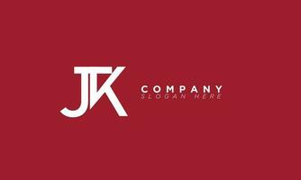 JK Alphabet letters Initials Monogram logo KJ, J and K vector