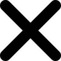 wrong icon vector . delete icon . cancel icon . close mark . exit icon
