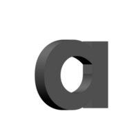 3d Alphabet png im transparent Hintergrund