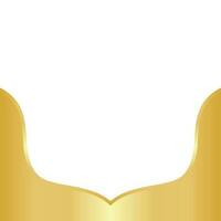 Golden Wave Template Design vector