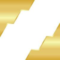 Golden Hexagon Template Design vector