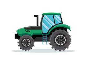 tractor coche. granja concepto vector ilustración