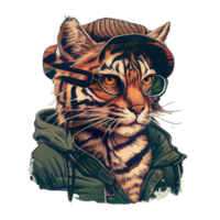 tiger . ai genererad png