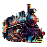 vapor locomotiva . ai gerado png