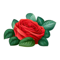 des roses aquarelle . ai généré png