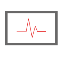 ekg Meter Herz schlagen Meter hören Monitor png