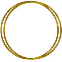 Gold lines border png
