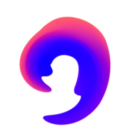 Trendy element Fluid Modern Gradient element design, transparent shape element. Pro PNG Pro PNG