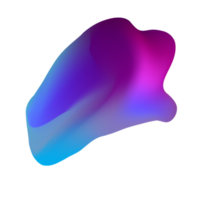 Trendy element Fluid Modern Gradient element design, transparent shape element. Pro PNG Pro PNG