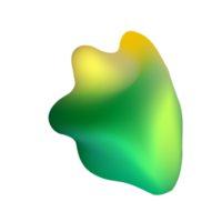 Trendy element Fluid Modern Gradient element design, transparent shape element. Pro PNG Pro PNG