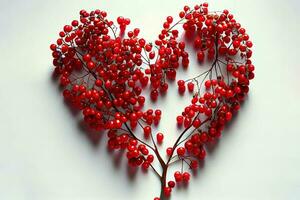 Exceptional Heart shaped red photo