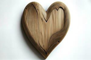 Excellent Heart shape on wood photo