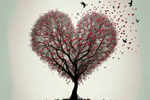 Surprising Love tree with flying photo