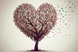 Amazing Love tree with flying photo