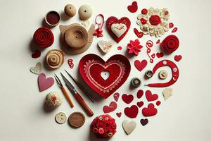 Attractive Valentines crafts photo