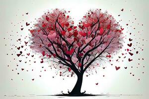 Amazing Love tree with flying photo