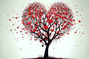 Amazing Love tree with flying photo