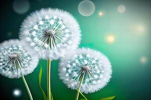 a black and white photo of a dandelion.