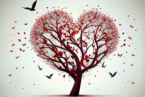 Surprising Love tree with flying photo