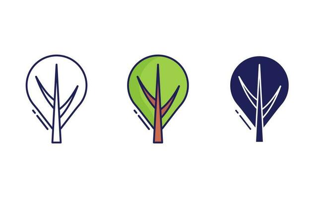 tree vector icon