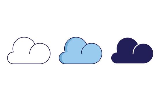 Cloud vector icon