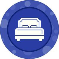 Hotel Bed Vector Icon