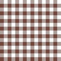 Gingham seamless pattern, brown and white, can be used in the design of fashion clothes. Bedding, curtains, tablecloths photo