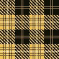 Tartan seamless pattern, yellow and black can be used in the design. decorate fashion clothes Bedding, curtains, tablecloths photo